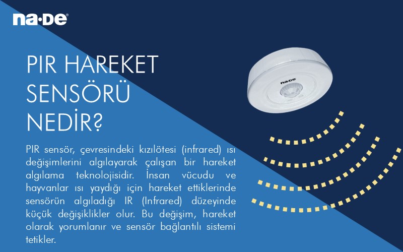 Na·De PIR Hareket Sensörleri - Sensör ve Sensörlü Aydınlatma Çözümleri