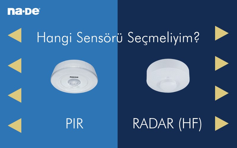 PIR Sensör vs Radar (HF) Sensör - Sensör ve Sensörlü Aydınlatma Çözümleri