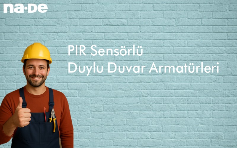 PIR Sensörlü Duylu Duvar Armatürleri