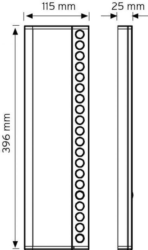 NDEK01-396-20 Butonlu Tip Ek Zil Panelleri şema