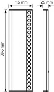NDEK02-396-20 Butonlu Tip Ek Zil Panelleri şema